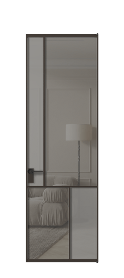 Дверь межкомнатная Мозаик АЛПЛ041.20 Алюминий антрацит Сатинированное серое стекло, триплекс, 6 мм + Прозрачное серое стекло, триплекс Без короба ААН Цена 165870 Стоимость комплекта двери включает:
1. Полотно (600/650/700/750/800/850/900/950*2000-2400 мм).
2. Короб
3. Комплект фурнитуры (2 торцевые петли и магнитный замок с ответной планкой). Фабрика дверей Волховец 8 (800) 551 43 19 Межкомнатная дверь Мозаик АЛПЛ041.20 Алюминий антрацит Сатинированное серое стекло, триплекс, 6 мм + Прозрачное серое стекло, триплекс Цена 165870 ₽ | Volhovec