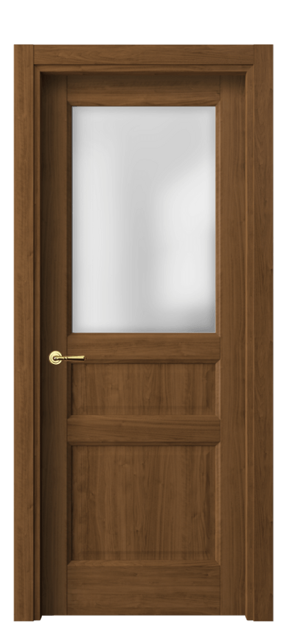 Межкомнатная дверь Галант 1432 Лесной орех Сатинированное стекло Цена 30374 ₽ | Volhovec
