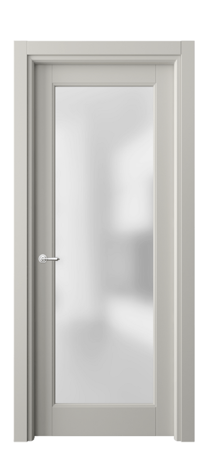 Межкомнатная дверь Тоскана Ромбо 6300 Бук тёплый серый Сатинированное стекло Цена 94599 ₽ | Volhovec