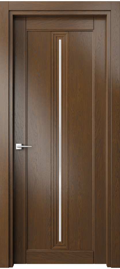 Межкомнатная дверь Эго 6123 Дуб королевский Сатинированное стекло Цена 126499 ₽ | Volhovec