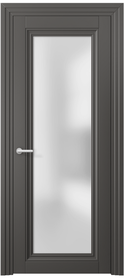 Дверь межкомнатная Центро 2502 ПЭТ графитовый Сатинированное стекло Каскадный наличник ПЭГФ Цена 39749 ₽ Наличники уже входят в базовый комплект. Фабрика дверей Волховец 8 (800) 551 43 19 Межкомнатная дверь Центро 2502 ПЭТ графитовый Сатинированное стекло Цена 39749 ₽ | Volhovec