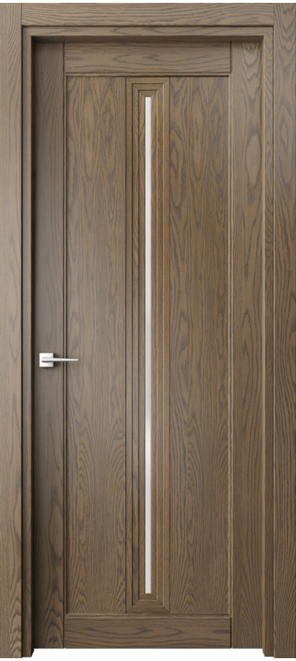 Межкомнатная дверь Эго 6123 Дуб мраморный Сатинированное стекло Цена 126499 ₽ | Volhovec