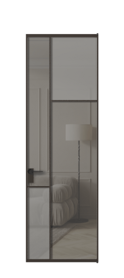 Дверь межкомнатная Мозаик АЛПЛ041.11 Алюминий антрацит Сатинированное серое стекло, триплекс, 6 мм + Прозрачное серое стекло, триплекс Без короба ААН Цена 165870 Стоимость комплекта двери включает:
1. Полотно (600/650/700/750/800/850/900/950*2000-2400 мм).
2. Короб
3. Комплект фурнитуры (2 торцевые петли и магнитный замок с ответной планкой). Фабрика дверей Волховец 8 (800) 551 43 19 Межкомнатная дверь Мозаик АЛПЛ041.11 Алюминий антрацит Сатинированное серое стекло, триплекс, 6 мм + Прозрачное серое стекло, триплекс Цена 165870 ₽ | Volhovec