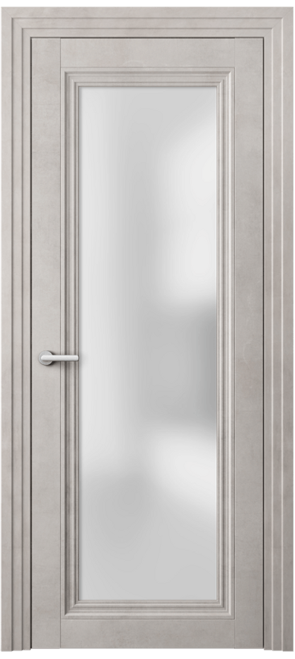 Дверь межкомнатная Центро 2502 Леон серебро Сатинированное стекло Каскадный наличник ЛСЕ Цена 54499 ₽ Наличники уже входят в базовый комплект. Фабрика дверей Волховец 8 (800) 551 43 19 Межкомнатная дверь Центро 2502 Леон серебро Сатинированное стекло Цена 54499 ₽ | Volhovec