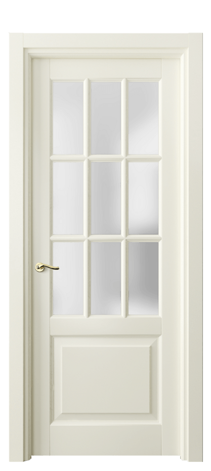 Межкомнатная дверь Лигнум 0748 Бук молочно-белый Сатинированное стекло Цена 117599 ₽ | Volhovec