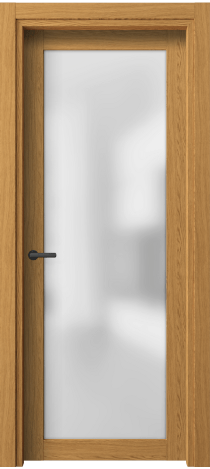 Межкомнатная дверь Нео 2102 Ванильный дуб Сатинированное стекло Цена 28724 ₽ | Volhovec