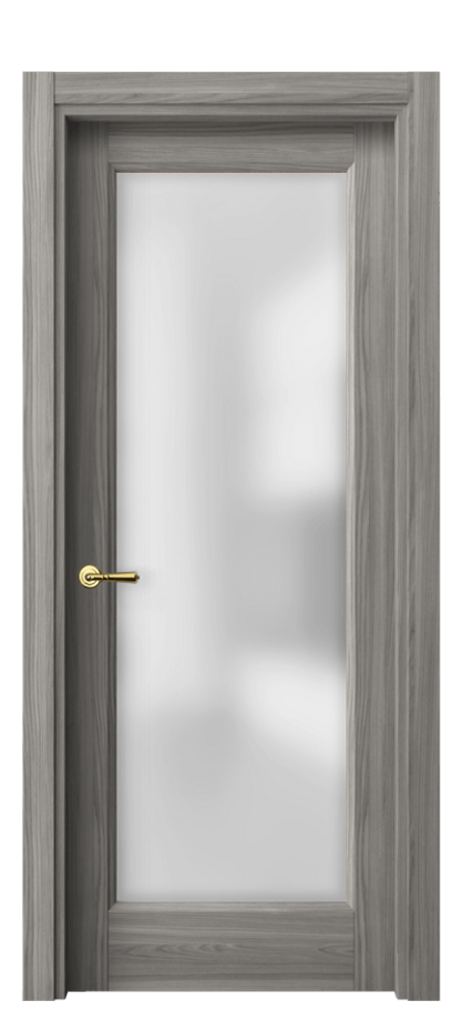 Межкомнатная дверь Галант 1402 Имбирный ясень Сатинированное стекло Цена 30374 ₽ | Volhovec