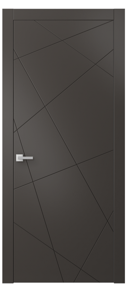 Межкомнатная дверь Линия 8048 Матовый антрацит  Цена 57799 ₽ | Volhovec