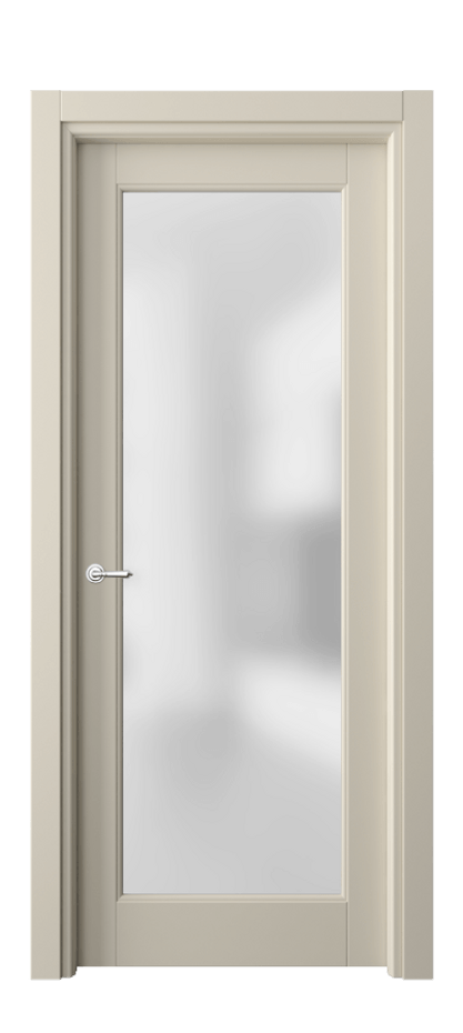 Межкомнатная дверь Тоскана Ромбо 6300 Бук бежево-серый Сатинированное стекло Цена 94599 ₽ | Volhovec