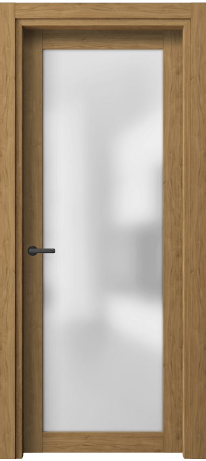 Межкомнатная дверь Нео 2102 Грецкий орех Сатинированное стекло Цена 28724 ₽ | Volhovec