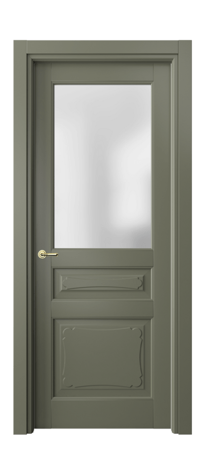 Межкомнатная дверь Тоскана Элегантэ 6324 Бук оливковый тёмный Сатинированное стекло Цена 101199 ₽ | Volhovec