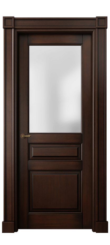 Межкомнатная дверь Тоскана Плано 6304 Бук тёмный с патиной Сатинированное стекло Цена 154359 ₽ | Volhovec