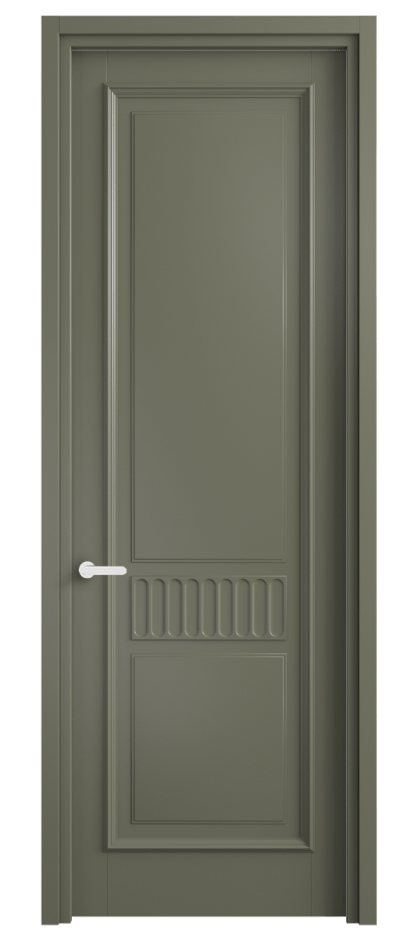 Межкомнатная дверь Шарм 6707 Матовый оливковый тёмный  Цена 101699 ₽ | Volhovec