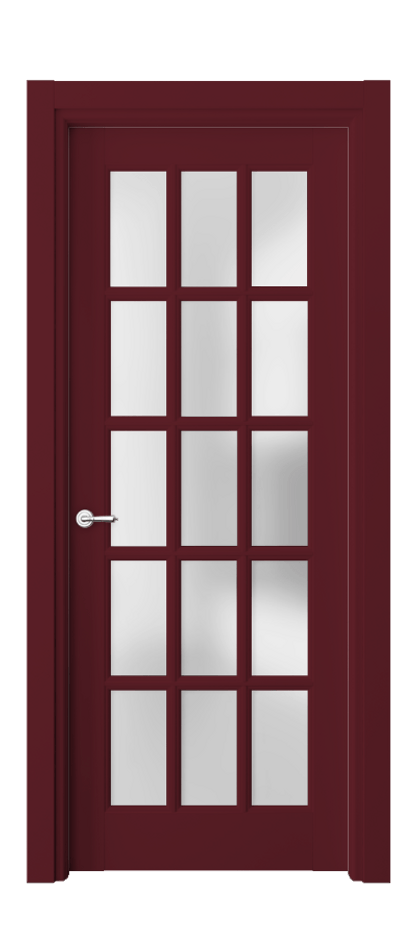 Межкомнатная дверь Тоскана Грильято 6311 Бук белоснежный Сатинированное стекло Цена 148499 ₽ | Volhovec