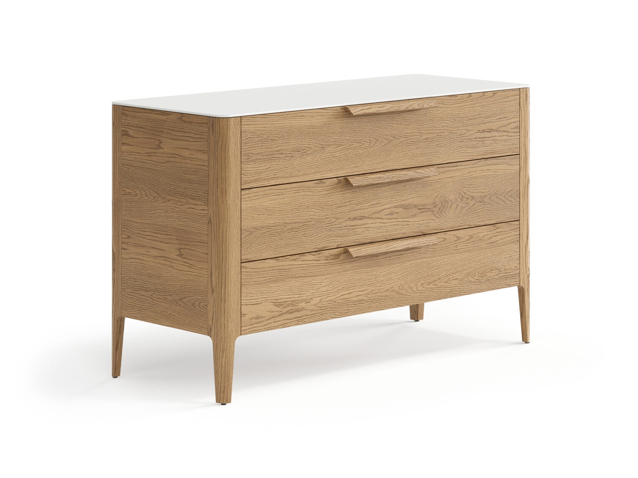 Комод Piega 3 ящика дуб мускатный матовый