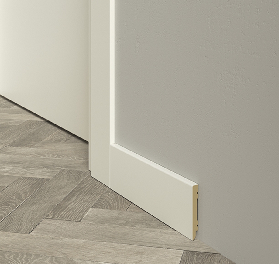 Плинтус Плоский 75 мм