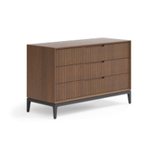 Комод Velvet 3 ящика дуб каштановый матовый