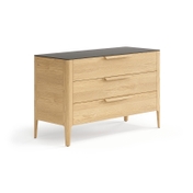 Комод Piega 3 ящика дуб соломенный матовый