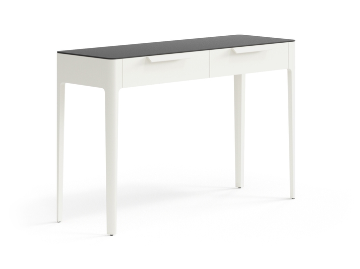 Мебель Консоль Пьега 2 ящика. Цвет Матовый молочно-белый. Материал Гладкая эмаль. Коллекция Консоль Пьега 2 ящика. Фото. Мебель Консоль Пьега 2 ящика. Цвет Матовый молочно-белый. Материал Гладкая эмаль. Коллекция Консоль Пьега 2 ящика. Картинка.