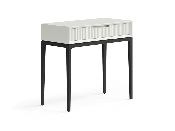 Мебель Консоль Вельвет 1 ящик. Цвет Матовый жемчужный. Материал Гладкая эмаль. Коллекция Консоль Вельвет 1 ящик. Фото. Мебель Консоль Вельвет 1 ящик. Цвет Матовый жемчужный. Материал Гладкая эмаль. Коллекция Консоль Вельвет 1 ящик. Картинка.