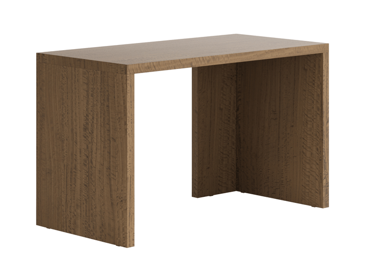 Мебель Стол Модуле письменный с двумя опорами. Цвет Эвкалипт кофейный матовый фризе. Материал Шпон эвкалипта Naturwood. Коллекция Стол Модуле письменный с двумя опорами. Картинка.