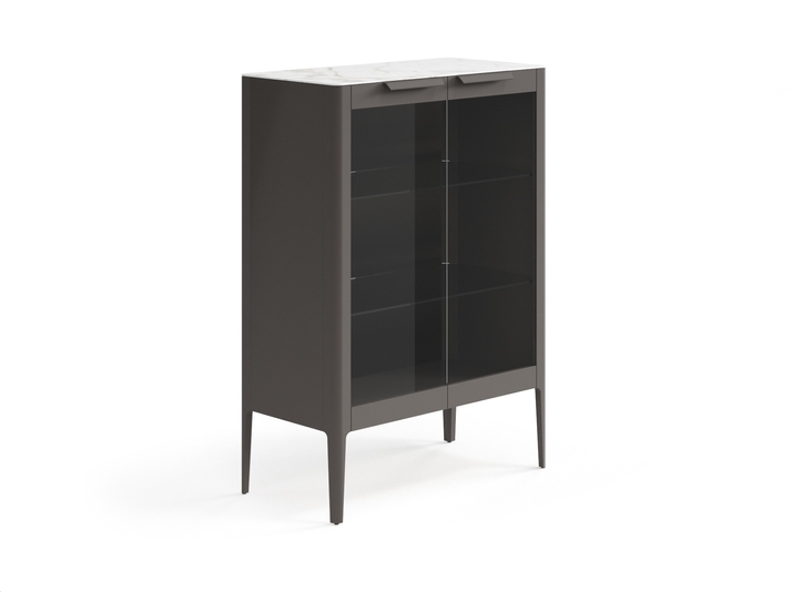 Мебель Витрина Пьега. Цвет Матовый антрацит. Материал Гладкая эмаль. Коллекция Витрина Пьега. Фото. Мебель Витрина Пьега. Цвет Матовый антрацит. Материал Гладкая эмаль. Коллекция Витрина Пьега. Картинка.