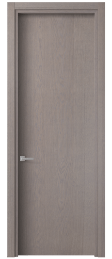 Дверь межкомнатная 0010 ДДМ. Цвет Дуб дымчатый. Материал Шпон ценных пород. Коллекция Планум. Картинка.