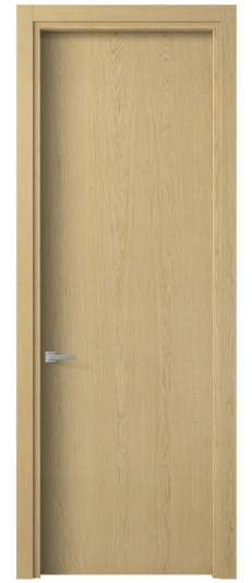 Дверь межкомнатная 0010 ДБН. Цвет Дуб натур. Материал Шпон ценных пород. Коллекция Планум. Картинка.