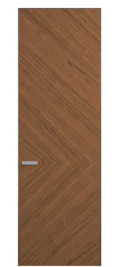Дверь межкомнатная 0202 ОУММР Орех умбра матовый. Цвет Орех умбра матовый рифт. Материал Радиальный шпон Naturwood. Коллекция Рифт. Картинка.
