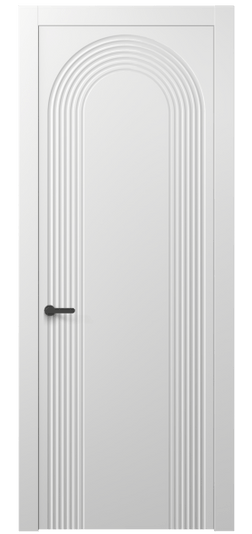 Дверь межкомнатная АКП 8648 МБЛ. Цвет Матовый белоснежный. Материал Гладкая эмаль. Коллекция Альба. Картинка.