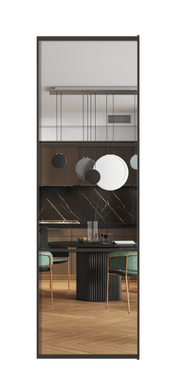 Межкомнатная дверь АЛПЛ040.03 Crystalvision ААН. Цвет Алюминий антрацит. Материал Алюминий в эмали. Коллекция Формато. Фото. Дверь межкомнатная АЛПЛ040.03 Crystalvision ААН. Цвет Алюминий антрацит. Материал Алюминий в эмали. Коллекция Формато. Картинка.