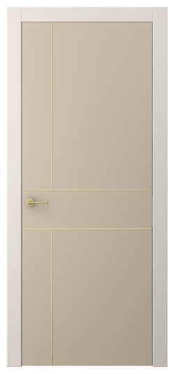 Дверь межкомнатная АКП 4209 ПЭСК. Цвет ПЭТ серо-коричневый . Материал ПЭТ. Коллекция Фридом. Картинка.