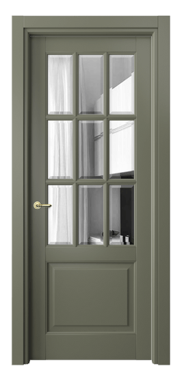 Межкомнатная дверь 6312 БОТ Зеркало с фацетом. Цвет Бук оливковый тёмный. Материал Массив бука эмаль. Коллекция Тоскана Грильято. Фото. Дверь межкомнатная 6312 БОТ Зеркало с фацетом. Цвет Бук оливковый тёмный. Материал Массив бука эмаль. Коллекция Тоскана Грильято. Картинка.
