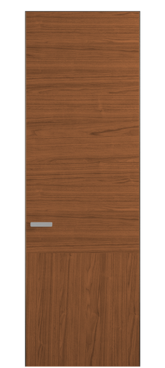 Дверь межкомнатная 0204 ОМДМР Орех медный матовый. Цвет Орех медный матовый рифт. Материал Радиальный шпон Naturwood. Коллекция Рифт. Картинка.