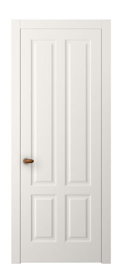 Дверь межкомнатная АКП 8521 МПБЛ. Цвет Матовый пудровый белый. Материал Гладкая эмаль. Коллекция Эссе. Картинка.
