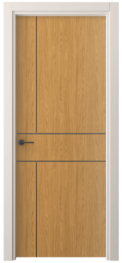 Дверь межкомнатная 4209 ВНД. Цвет Ванильный дуб. Материал Ламинатин. Коллекция Фридом. Картинка.
