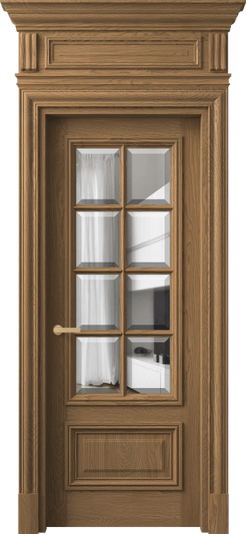 Дверь межкомнатная 7316 ДМС.М ПРОЗ Ф. Цвет Дуб мускатный матовый. Материал Массив дуба матовый. Коллекция Антик. Картинка.