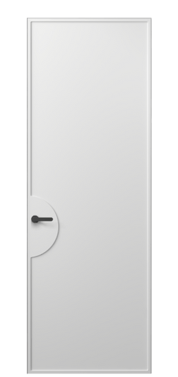 Дверь межкомнатная 8604 ГРН. Цвет Грунт под покраску. Материал Грунт под покраску. Коллекция Фрэйм. Картинка.