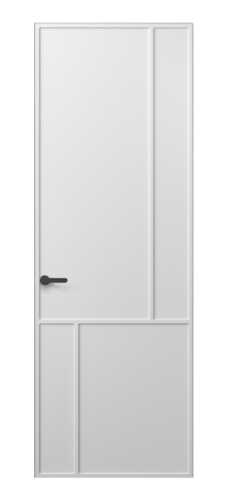 Дверь межкомнатная 8606 ГРН. Цвет Грунт под покраску. Материал Грунт под покраску. Коллекция Фрэйм. Картинка.