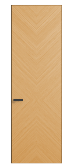 Дверь межкомнатная 0205 ДЗМЛР Дуб золотой матовый. Цвет Дуб золотой матовый рифт. Материал Радиальный шпон Naturwood. Коллекция Рифт. Картинка.