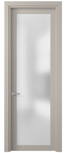 Дверь межкомнатная 2102 МСБЖ САТ. Цвет Матовый светло-бежевый. Материал Гладкая эмаль. Коллекция Планум. Картинка.