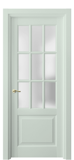 Дверь межкомнатная 0748 NCS S 1005-B80G. Цвет NCS NCS S 1005-B80G. Материал Массив бука эмаль. Коллекция Лигнум. Картинка.