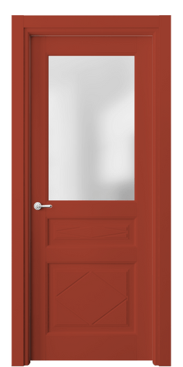 Дверь межкомнатная 6344 NCS S 3050-Y80R. Цвет NCS NCS S 3050-Y80R. Материал Массив бука эмаль. Коллекция Тоскана Ромбо. Картинка.