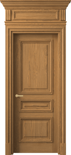 Дверь межкомнатная 7305 ДСЛ.М. Цвет Дуб солнечный матовый. Материал Массив дуба матовый. Коллекция Антик. Картинка.