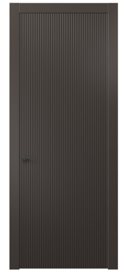 Дверь межкомнатная 8621 МАН. Цвет Матовый антрацит. Материал Гладкая эмаль. Коллекция Дюна. Картинка.
