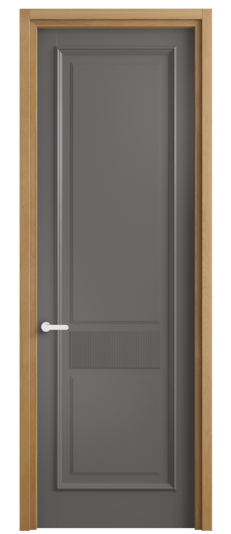 Дверь межкомнатная 6717 БКЛС. Цвет Бук классический серый. Материал Массив бука эмаль. Коллекция Шарм. Картинка.