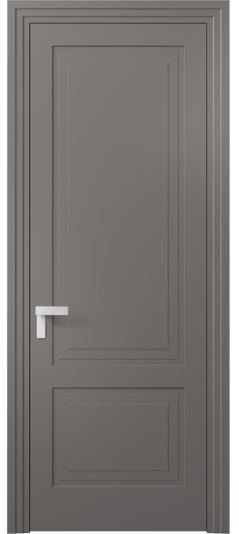 Межкомнатная дверь 8351 МКЛС. Цвет Матовый классический серый. Материал Гладкая эмаль. Коллекция Рокка. Фото. Дверь межкомнатная 8351 МКЛС. Цвет Матовый классический серый. Материал Гладкая эмаль. Коллекция Рокка. Картинка.