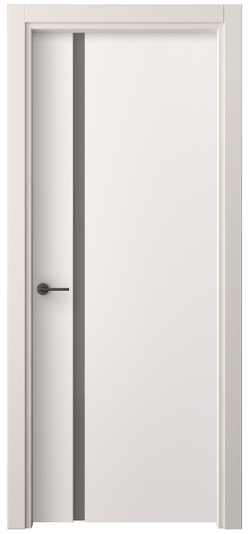 Дверь межкомнатная 4222 ПЭКС СЕР САТ. Цвет ПЭТ кремово-серый. Материал ПЭТ. Коллекция Фридом. Картинка.