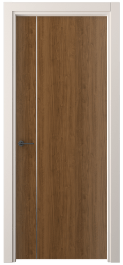 Дверь межкомнатная 4201 ЛОР. Цвет Лесной орех. Материал Ламинатин. Коллекция Фридом. Картинка.