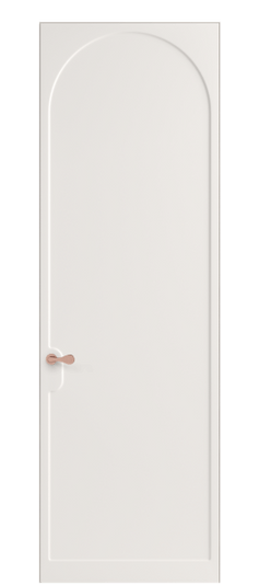 Дверь межкомнатная 7503 МПБЛ. Цвет Матовый пудровый белый. Материал Гладкая эмаль. Коллекция Софтформ. Картинка.